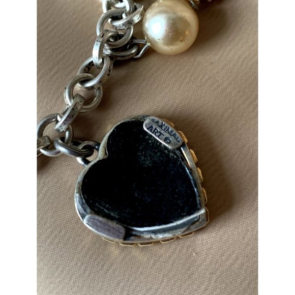 SOLD Maximal Art  Bracelet with 4 Photo Frames - Picture 7 of 7